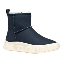 Geox botki Laquinny A (zamsz, ciepła podszewka) granatowe dziewczęce