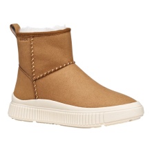 Geox botki Laquinny A (zamsz, ciepła podszewka) jasnobrązowe dziewczęce