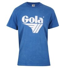Gola T-shirt Freizeit z nadrukiem logo (bawełna) niebieski męski