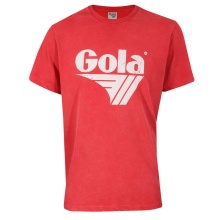 Gola T-shirt Freizeit z nadrukiem logo (bawełna) czerwony męski