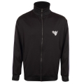 Gola kurtka sportowa Tricot Through Logo z pełnym zamkiem (poliester) czarna męska