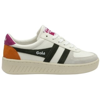 Sneaker Gola Grandslam Trident 2026 biały/khaki/fuksja damskie