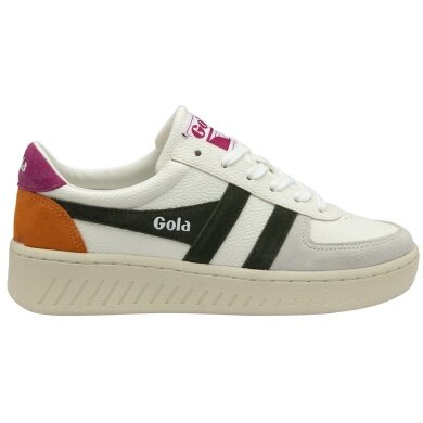 Sneaker Gola Grandslam Trident 2026 biały/khaki/fuksja damskie