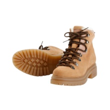 Grand Step Shoes zimowe buty Demi Lace Bootie - brązowe damskie