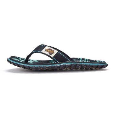 Gumbies klapki oryginalne Flip Flops Dotty niebiesko/antracytowe