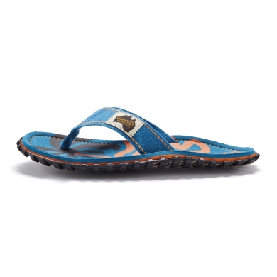 Gumbies klapki oryginalne Flip Flops Niebieski Palmetto niebieskie