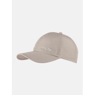 Czapka tenisowa dla profesjonalnych graczy (ochrona UV, zapięcie na rzep) 2025 szara