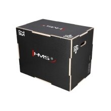 HMS Fitness Skakanka DSC02 Plyo-Box (drewniana skrzynia, 75x60x50cm) czarna
