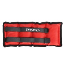 HMS ciężarki na nogi OB03 (na kostki i nadgarstki) - 1 zestaw 2x1,5kg - czerwony