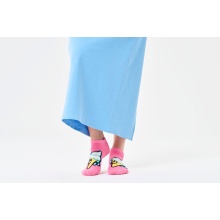 Skarpetki Happy Socks codzienne niskie Sneaker Lody (Eiscreme) różowe - 1 para