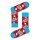 Skarpetki Happy Socks Tagessocke Crew Super Dad czerwone - 1 para