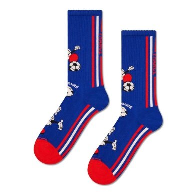 Skarpetki Happy Socks Crew Team France Football niebieskie - 1 para