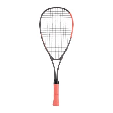 Raketa do squasha Head Kinder-Squashschläger Radical Junior (175g/wyważona na rączkę) 2026 grafitowo-szara/pomarańczowa - naciągnięta -