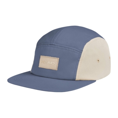Czapka z daszkiem Five Panel Tour (Snapback) slateblue/sandowy dla dzieci - 1 sztuka