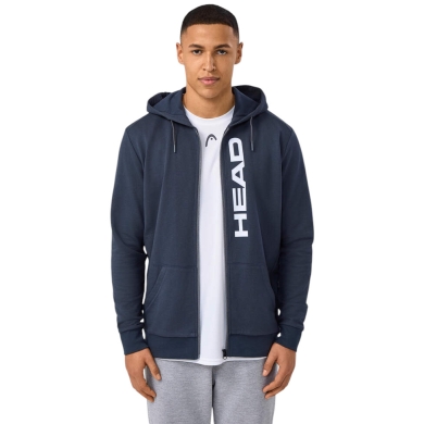 Bluza z kapturem Club Original Hoodie Full Zip (materiał mieszany) 2025 granatowa męska