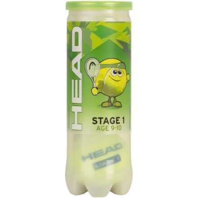 Piłki metodologiczne Head Stage 1 Punkt żółty/zielony 3 sztuki w puszce