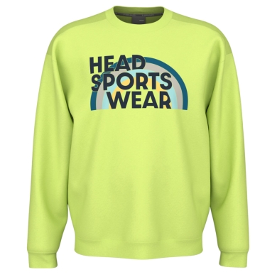 Sweter Head Pullover Rally Crewneck (mieszanka materiałów) limonkowy męski