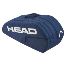 Torba tenisowa Head Racketbag Base M (torba na rakiety, 2 główne komory) 2025 granatowa 6 sztuk