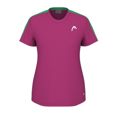 Head Koszulka tenisowa Tie-Break 2024 (Technologia mikrofibry transferu wilgoci) różowa damska