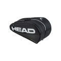 Torba na rakiety tenisowe Head Tennis-Racketbag Tour L (torba na rakiety, 2 główne komory) 2026 czarna/biała 9 szt.