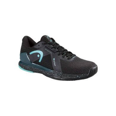 Buty tenisowe Head Sprint Pro 4.0 SF Clay/Sandplatz 2026 czarne/turkusowe męskie