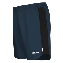 Spodenki tenisowe Head Power Short (4-kierunkowy stretch, pochłaniające wilgoć) 2025 krótkie granatowe męskie