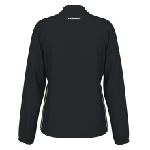 Head Kurtka tenisowa Breaker Full Zip 2024 (Technologia mikrofibry do transferu wilgoci) czarna Damska