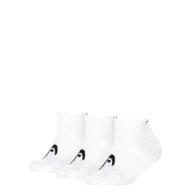 Skarpety tenisowe Head 3P All Sports Sneaker dla dzieci (mieszanka materiałów) białe - 3 pary