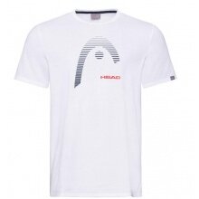 Head T-shirt tenisowy Club Carl biały męski