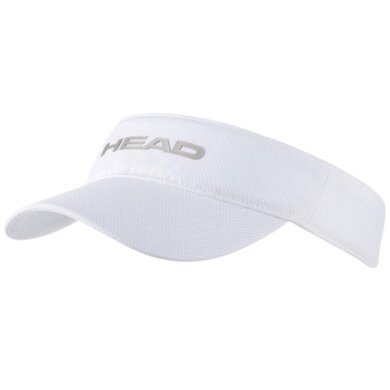 Czapka Head Visor Tennis Performance 2025 (poliester, rzep) biała