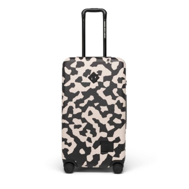 Torba podróżna Herschel Travel Heritage Hardshell Medium (67 litrów, z kółkami) - czarna/biała