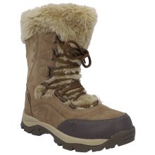 Buty zimowe Hi-Tec Moritz Wp 200 (wodoodporne, ocieplane) brązowe damskie