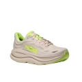 Hoka buty biegowe Bondi 9 (amortyzacja) beżowo-szare/neonowe męskie