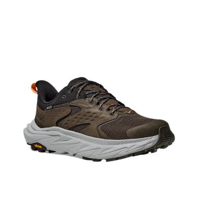 Hoka buty trekkingowe Anacapa 2 Low GTX (skóra nubukowa, wodoodporne) brązowe męskie