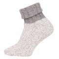 Skarpety wełniane HomeOfSocks pastelowe antracytowe - 1 para