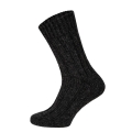 Skarpety wełniane HomeOfSocks 100% naturalne ciepłe antracytowe - 1 para