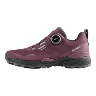 Buty trekkingowe Icebug Rover 2 RB9X GTX (wodoodporne, system dopasowania BOA®) burgundowe damskie