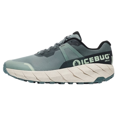 Buty biegowe Icebug Trail Arcus RB9X zielone/kamienne szare damskie