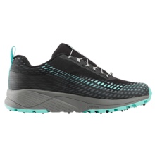 Buty do biegania w zimie Icebug NewRun BUGrip GTX (system BOA® Fit, wodoodporne, z kolcami) czarne/mistblue damskie