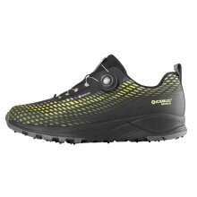 Buty do biegania w zimie Icebug NewRun BUGrip GTX (system BOA® Fit, wodoodporne, z kolcami) czarne/poison męskie