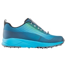 Buty do biegania w zimie Icebug NewRun BUGrip GTX (system BOA® Fit, wodoodporne, z kolcami) aquablau/mistblau damskie