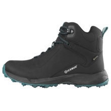 Buty zimowe Icebug Pace3 BUGrip GTX (wodoodporne, z kolcami, szeroka tęgość) czarne/turkusowe damskie