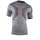 Iron-IC Koszulka biegowa Performance Krótki rękaw srebrnoszara Mężczyźni