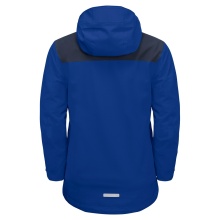 Jack Wolfskin Kurtka zimowa Snowfrost 3w1 (wodoodporna i wiatroszczelna, ciepła wewnętrzna kurtka z polaru) niebieska dziecięca