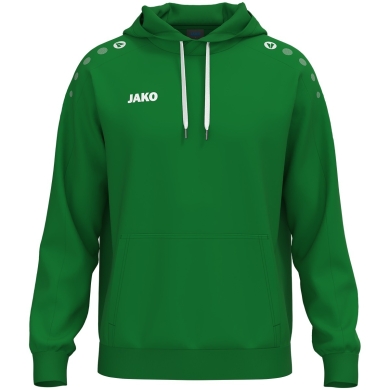 JAKO Bluza z kapturem One Sweat (mieszanka bawełny) zielona męska