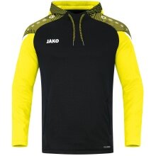 JAKO Bluza z kapturem (Hoodie) Performance (Fleece poliesterowy) czarna/żółta dziecięca