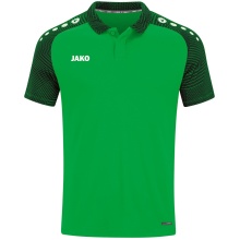 JAKO Sport-Polo Performance (oddychające, szybko schnące) zielono/czarne dziecięce