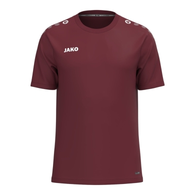 JAKO Sportowa koszulka One (100% recyklingowany poliester, oddychająca) bordowa dla kobiet