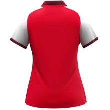JAKO Sport-Polo Dynamic (100% rec. poliester) czerwono/biało/ciemnoczerwony damskie