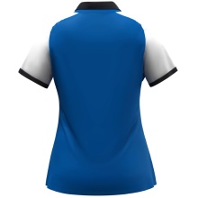 JAKO Sport-Polo Dynamic (100% rec. poliester) niebieski/biały/granatowy damskie